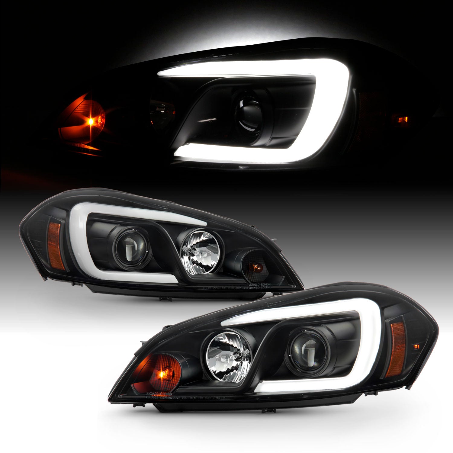 Black Housing Headlight Pair For 2006-2013 Chevy Impala / 2006-2007 Monte Carlo – Superbautoparts
