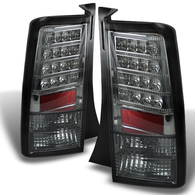 AKKON - For 03-07 Scion XB bB Black Bezel Rear V2 LED Tail Lights Brak