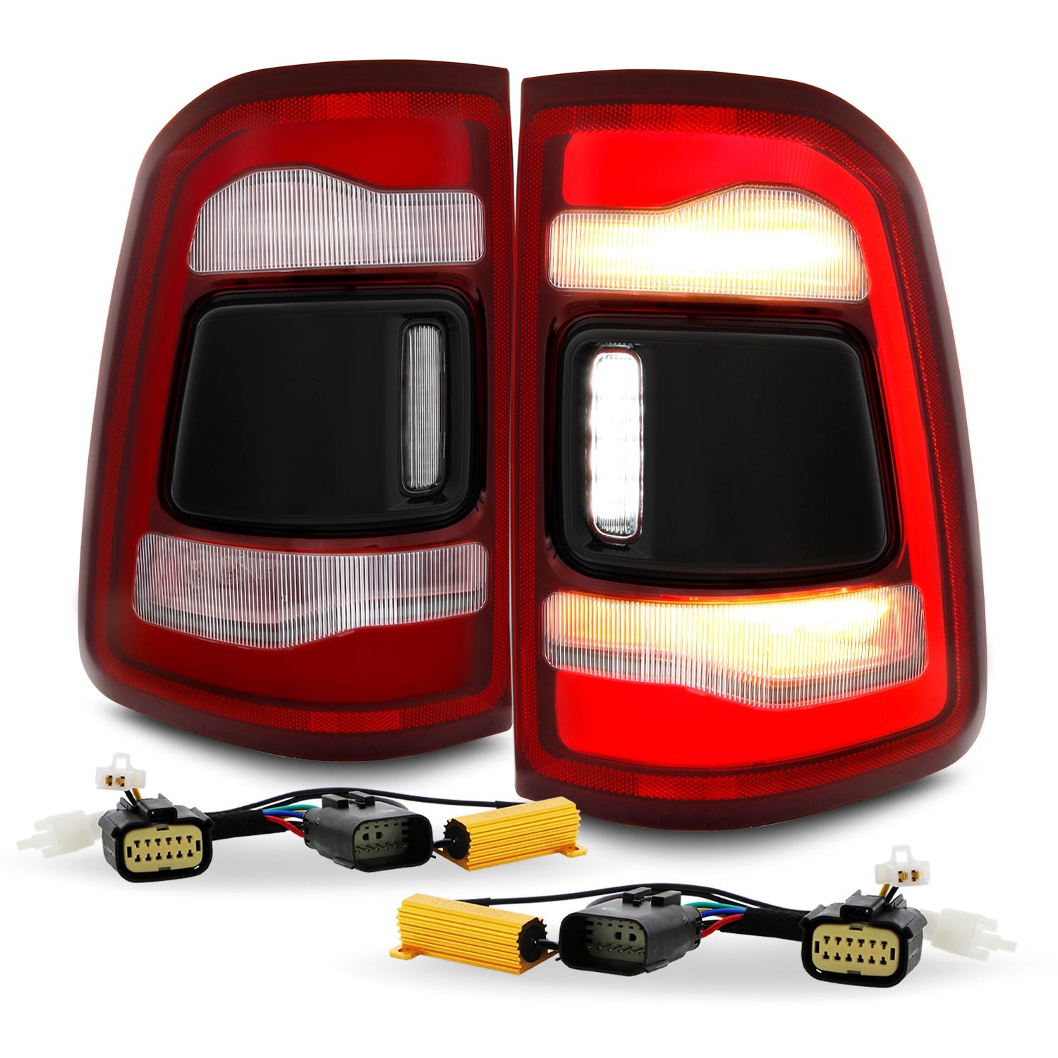 AKKON - Fits 2019-2023 RAM 1500 LED Running Brake Signal [w