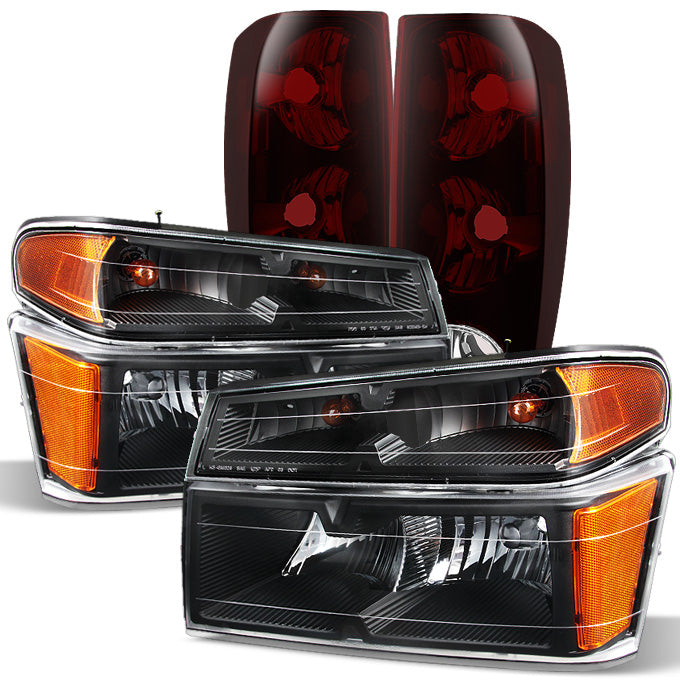 JSBOYAT Halogen Tail Light Fits for 2004-2012 Chevy Colorado GMC Canyon Outer Rear