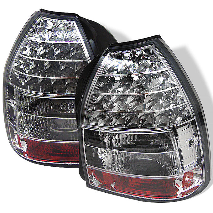 Fit For 1996-2000 HONDA CIVIC TAIL LIGHTS BLACK LAMP G2 3D 99 Fit For 1996-2000 HONDA CIVIC TAIL LIGHTS BLACK LAMP G2 3D 99