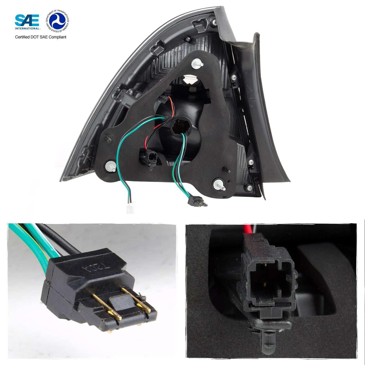 AKKON - For 2010-12 Ford Fusion Full LED Daytime Running