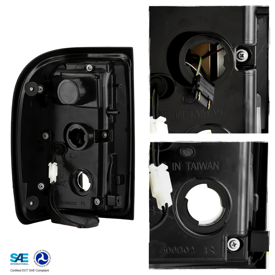 Find 01-11 FORD RANGER LED L.E.D BLACK TAIL LIGHTS REAR LAMPS ASSEMBLY - Foto 4