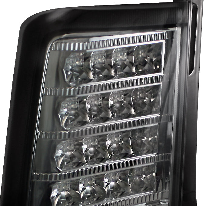 AKKON - For 03-07 Scion XB bB Black Bezel Rear V2 LED Tail Lights Brak