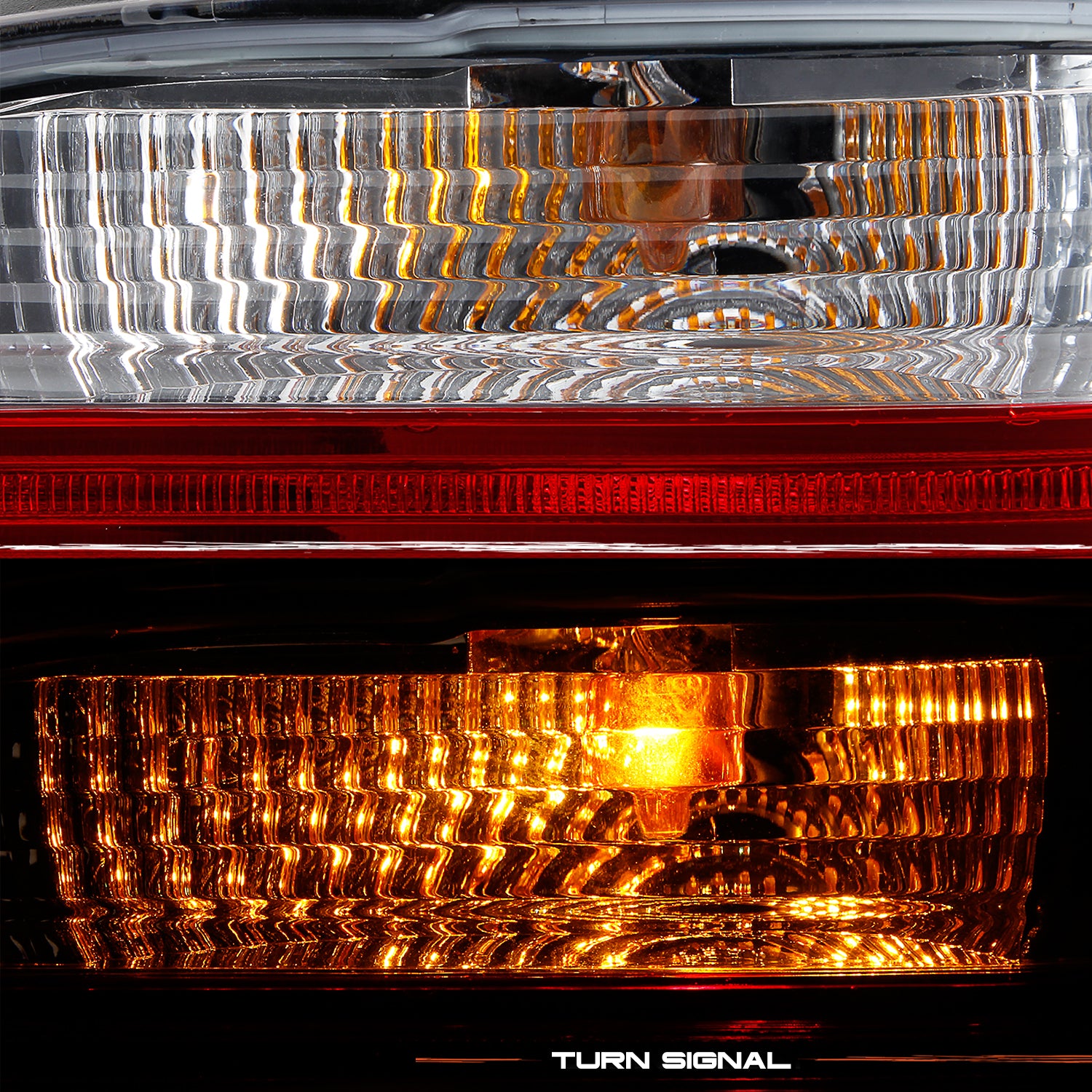 AKKON - For 1997-2000 BMW 5-Series E39 Red Clear Lens Tail