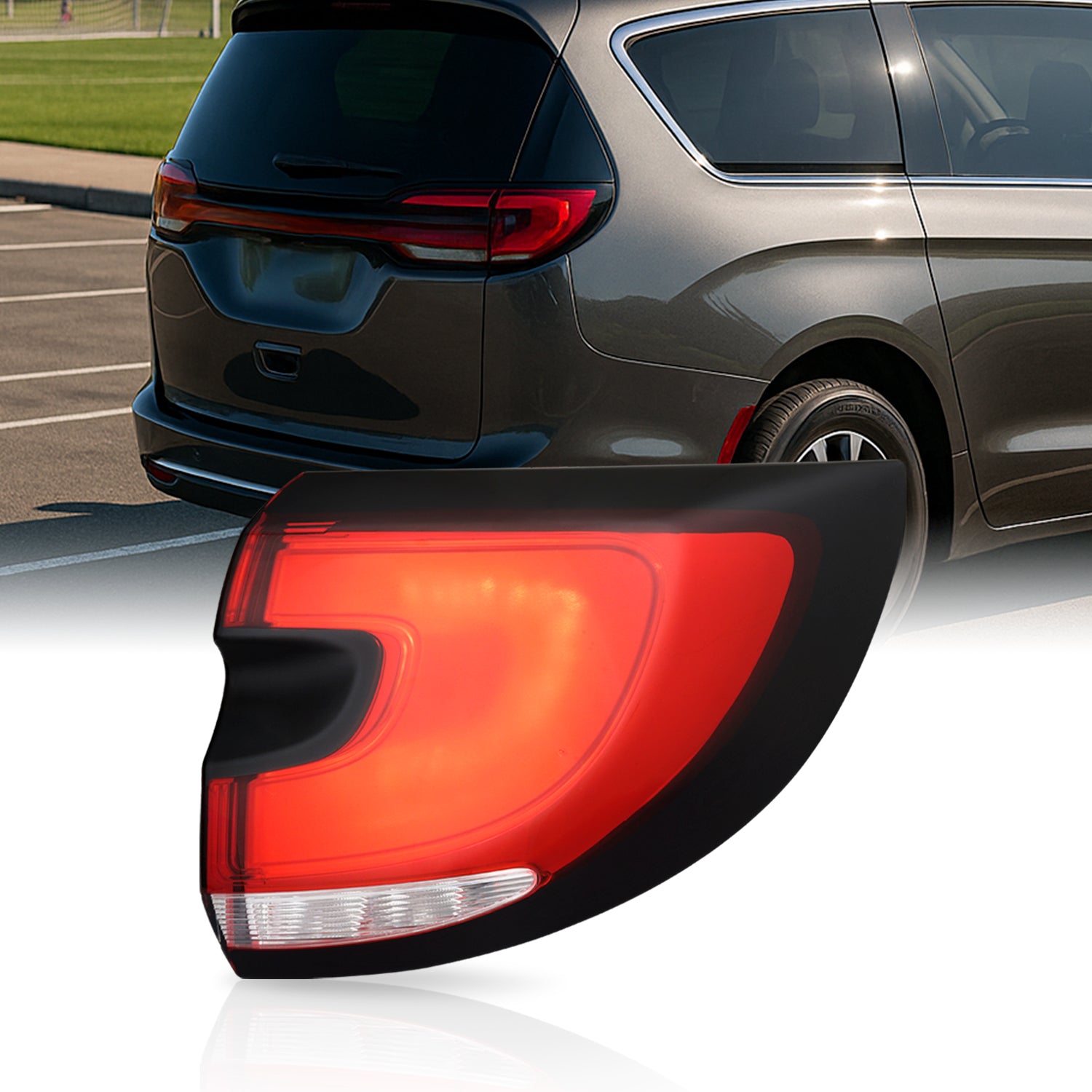 AKKON - Fit 2021-2026 Chrysler Pacifica / Voyager LED Tail Light Rear