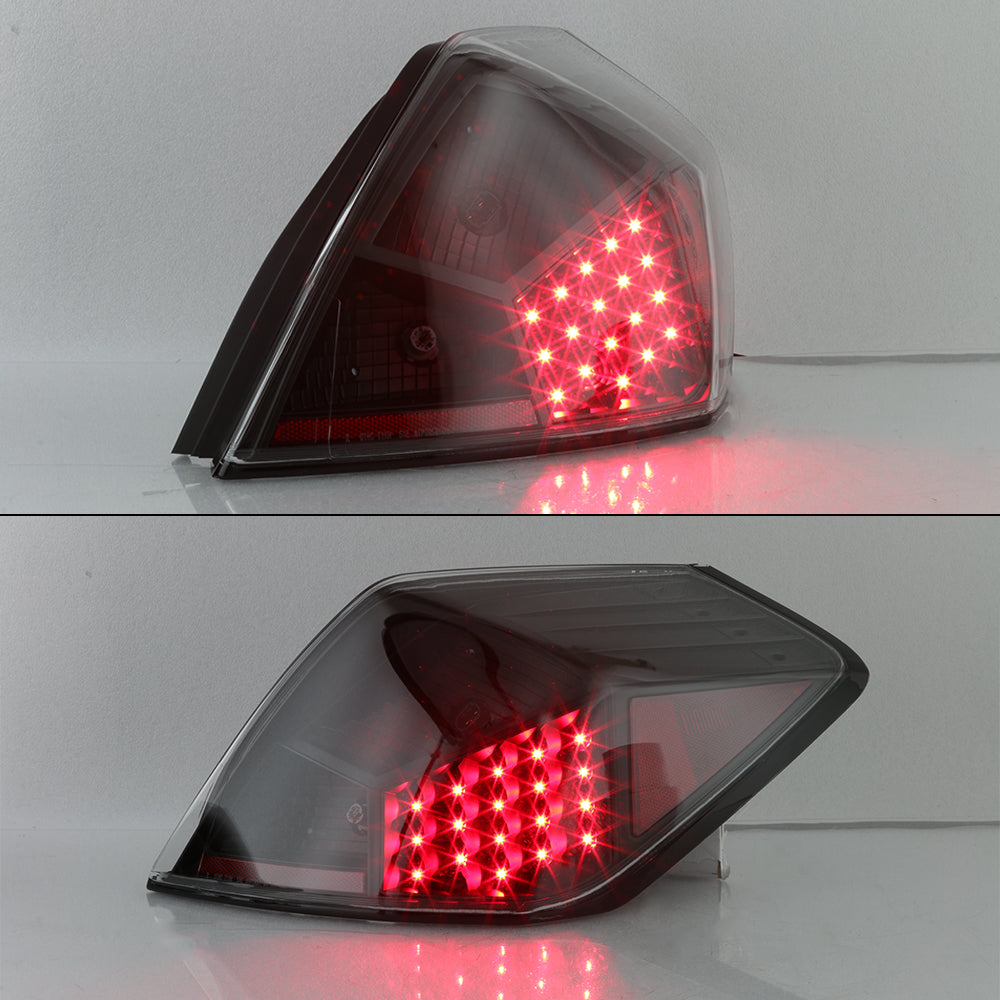 AKKON - For 07-12 Nissan Altima L32A 4DR Sedan Black Bezel LED Tail Br