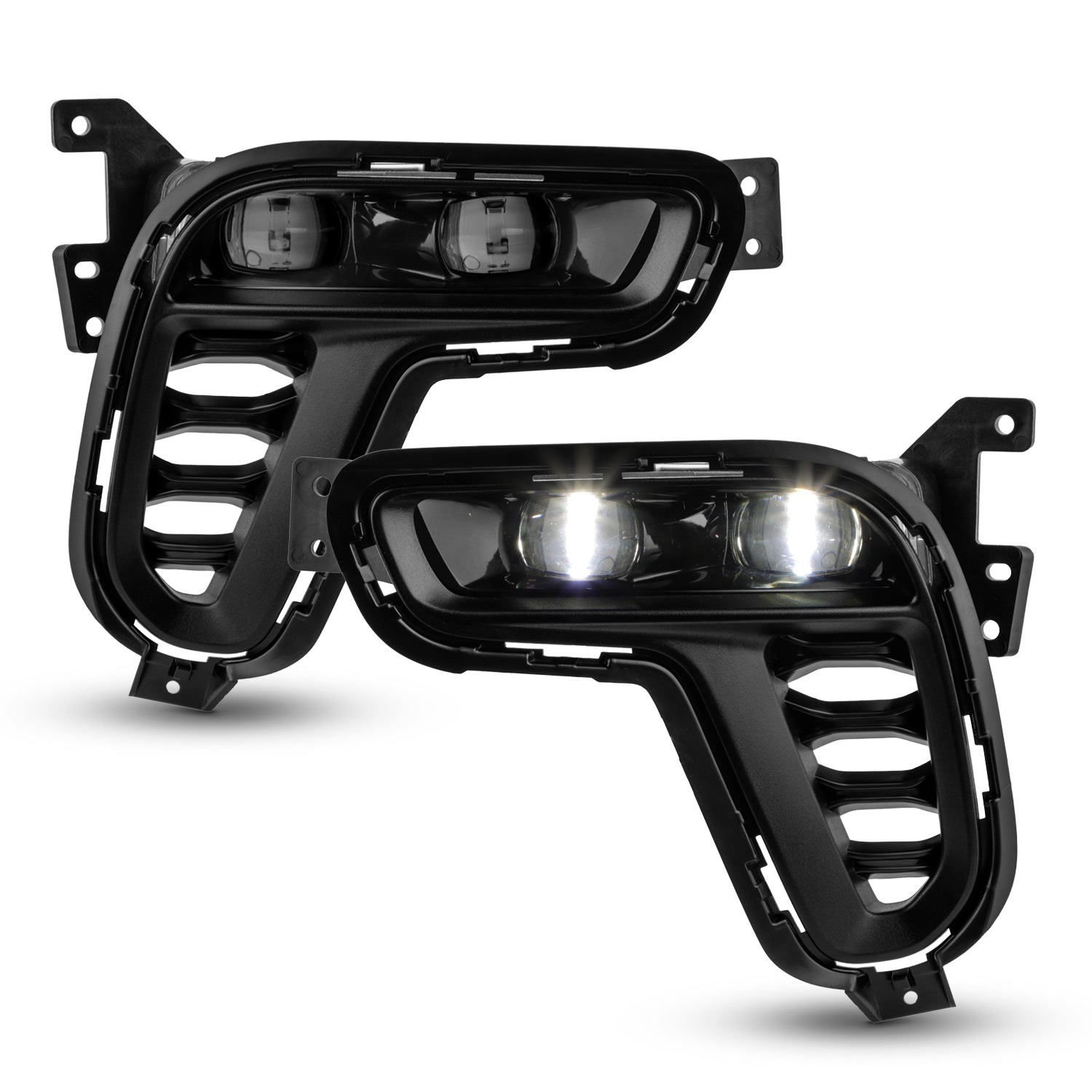 KARPAL Left Front LED Fog Light For 2017-2022 Dodge Durango & Jeep Grand Cherokee – Driver Side