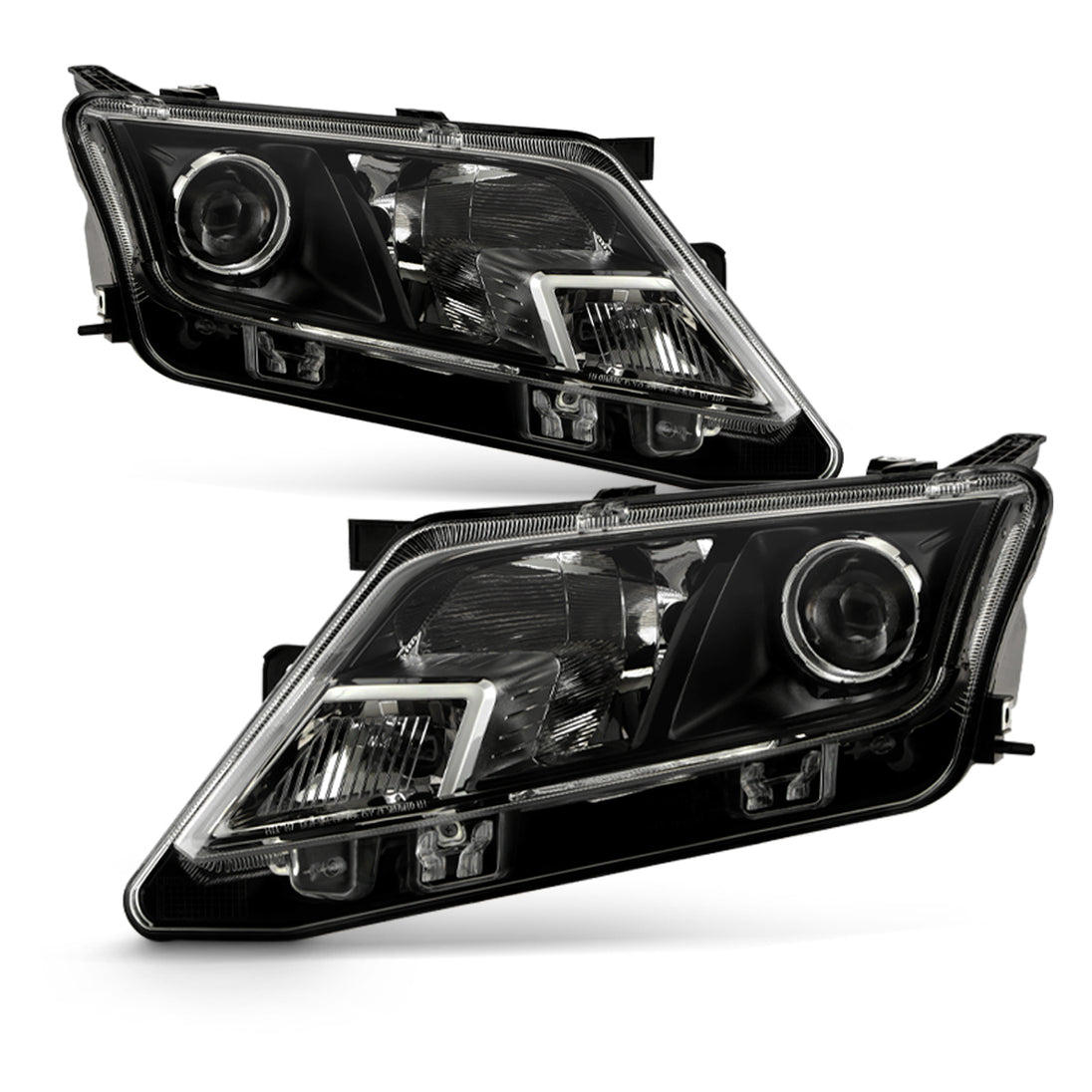 For 2010-2012 Ford Fusion Black Projector Headlight Headlamp Passenger Side For 2010-2012 Ford Fusion Black Projector Headlight Headlamp Passenger Side