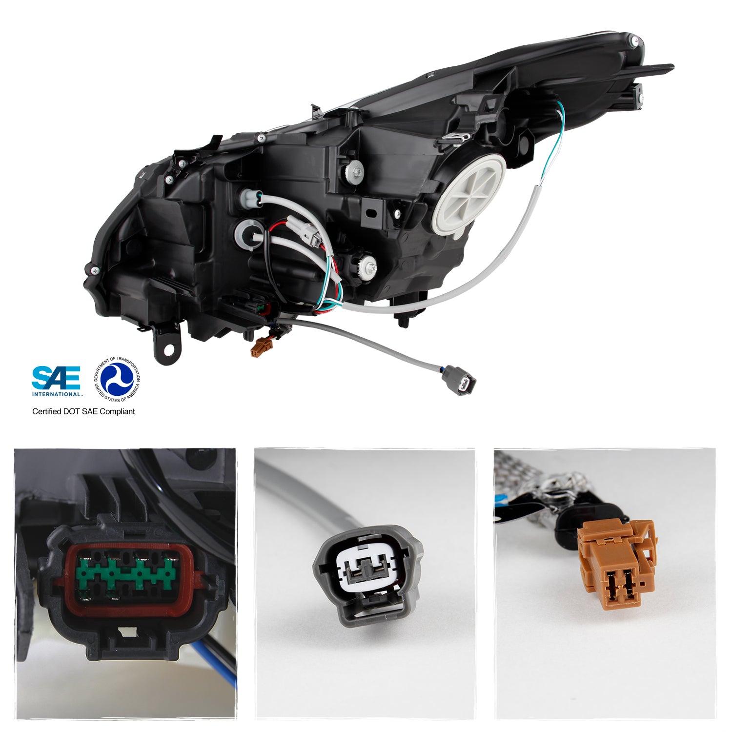 AKKON - Fits 2009-2014 Cadillac CTS-V LED DRL Running [HID