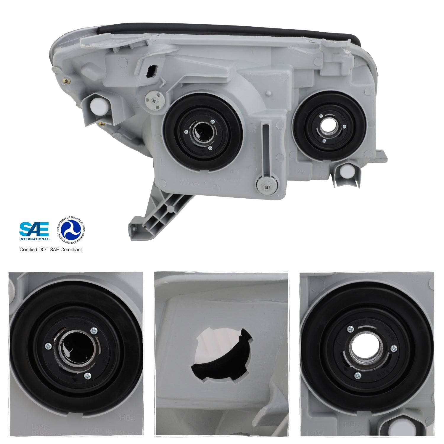 OEMASSIVE Black Projector Headlights For Infiniti G25/G37 4-Door 2010-2015 (HID/Xenon)