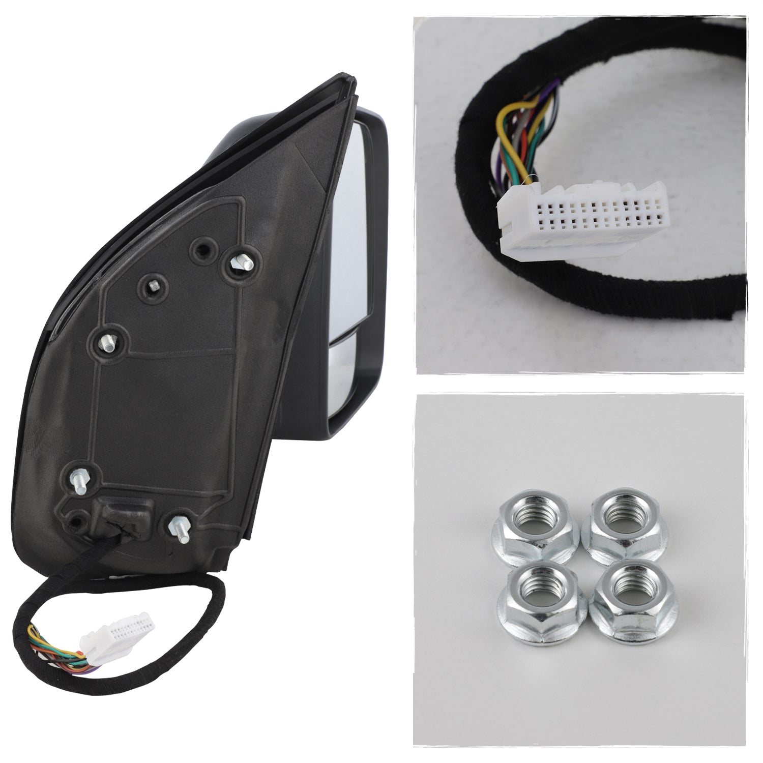 AKKON - Fit Titan 2017-2021 Power Towing Mirror w/Heated LED Turn Sign