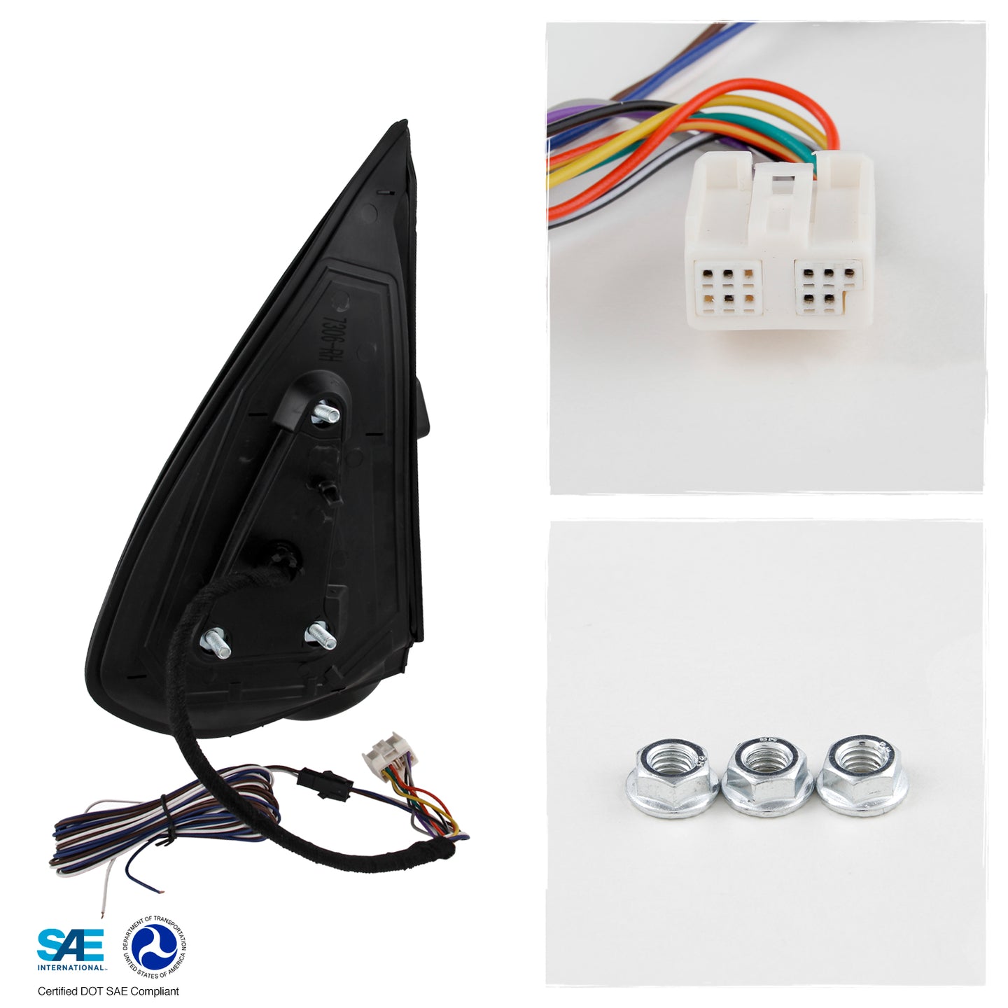 Tacoma Decals 2016-2023 Side Door Mirror Cover Trim 2pcs For Toyota Tacoma 2016-2019 (Only Fits Mirrors With Turn Signals Light For Mirror Stick On - Foto 4