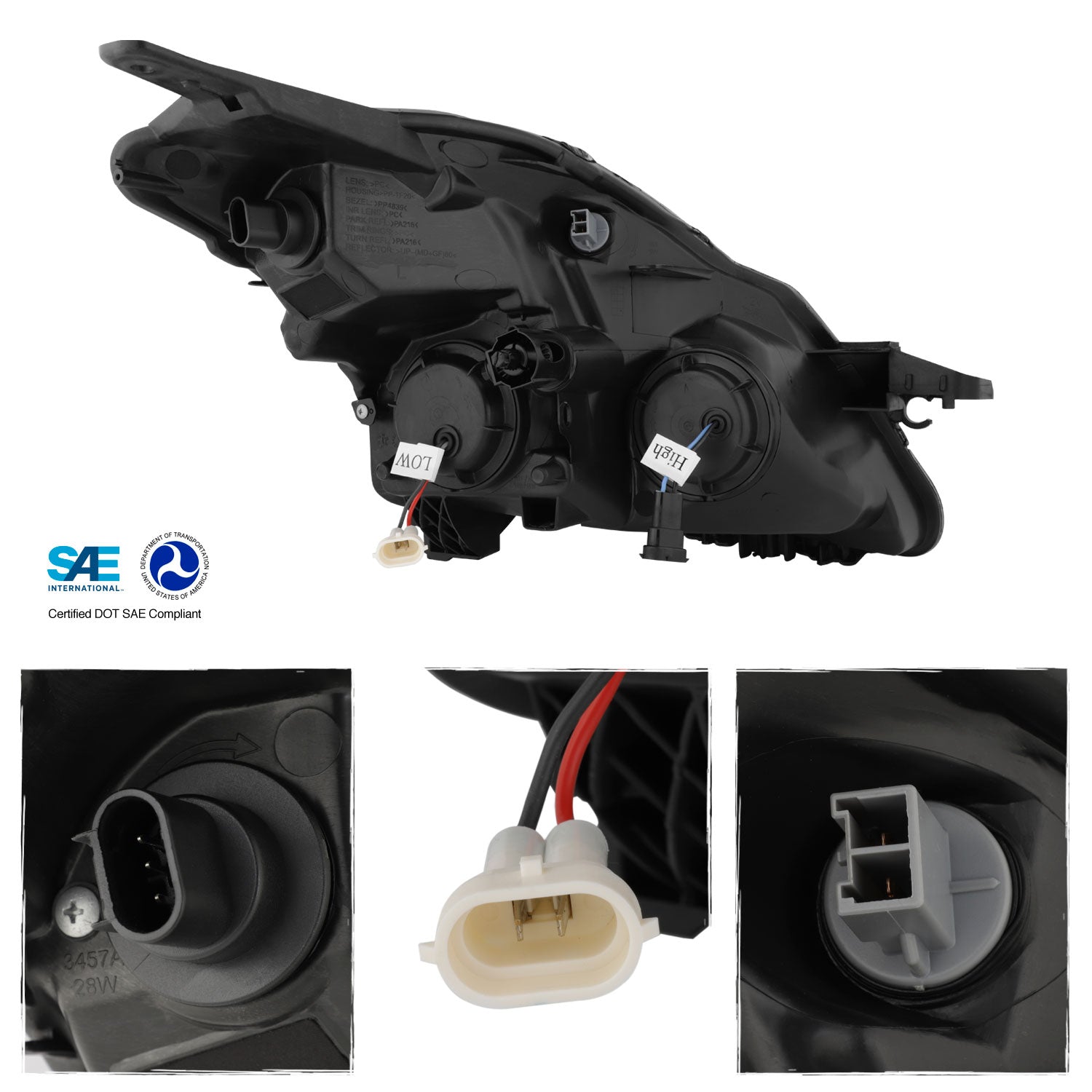 AKKON - For 2008 2009 Nissan Altima 2-Door Coupe LED Strip