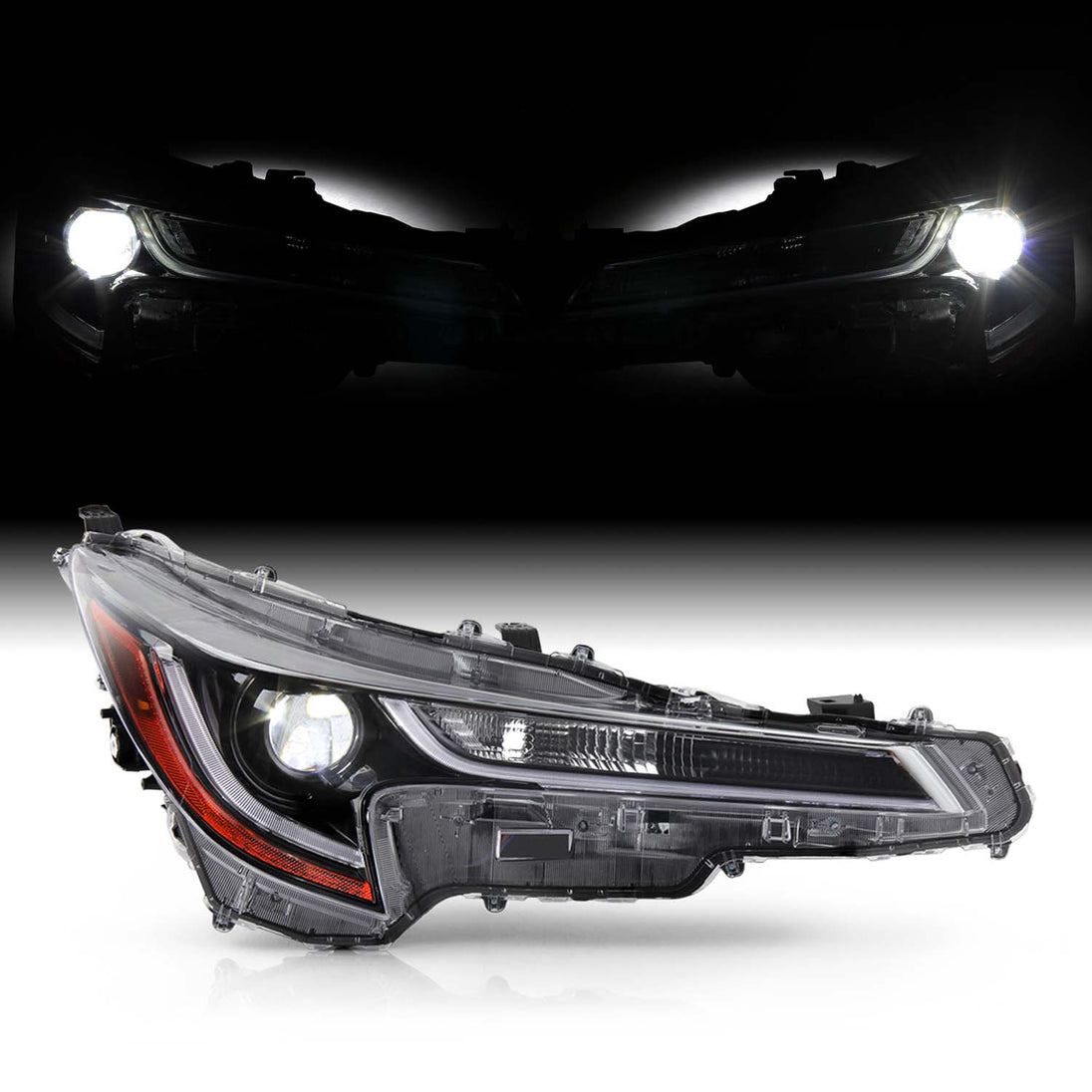 Headlights Headlamp Assembly Replace Fit For 2020 2021 Toyota Corolla L Headlights Headlamp Assembly Replace Fit For 2020 2021 Toyota Corolla L